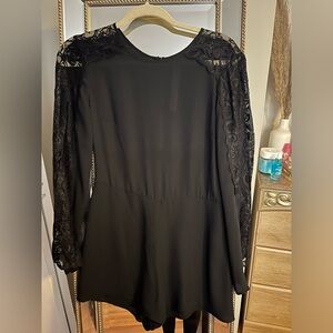 Black lace romper brand new